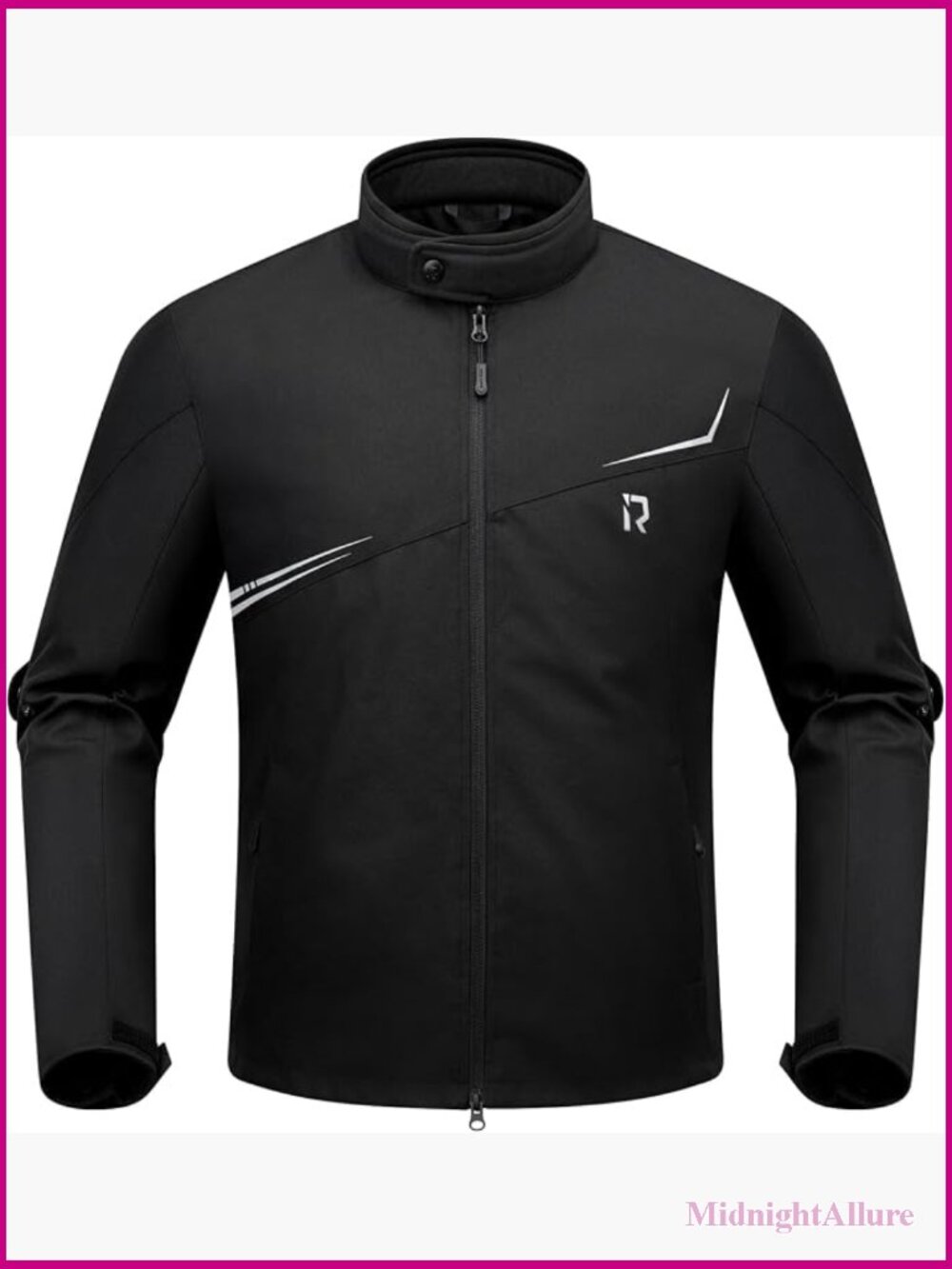 Motorcycle Jacket with CE Armor, Windproof, Removable Liner L